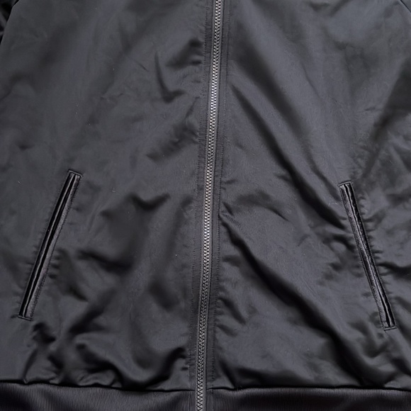 Women’s Adidas jacket. Black with white trim. Size large. - Picture 4 of 5